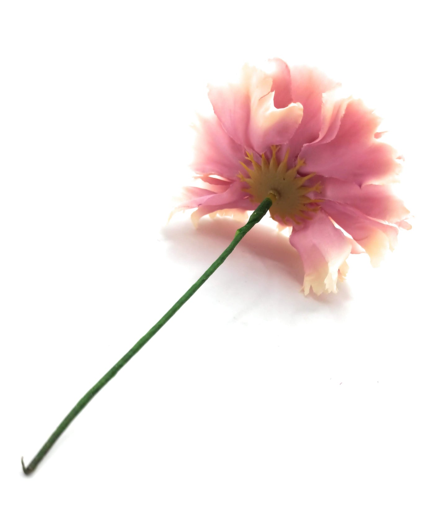 Clavel XL Flor Flamenca Grande Adorno Pelo Mujer · Marfil Malva Ø13cm