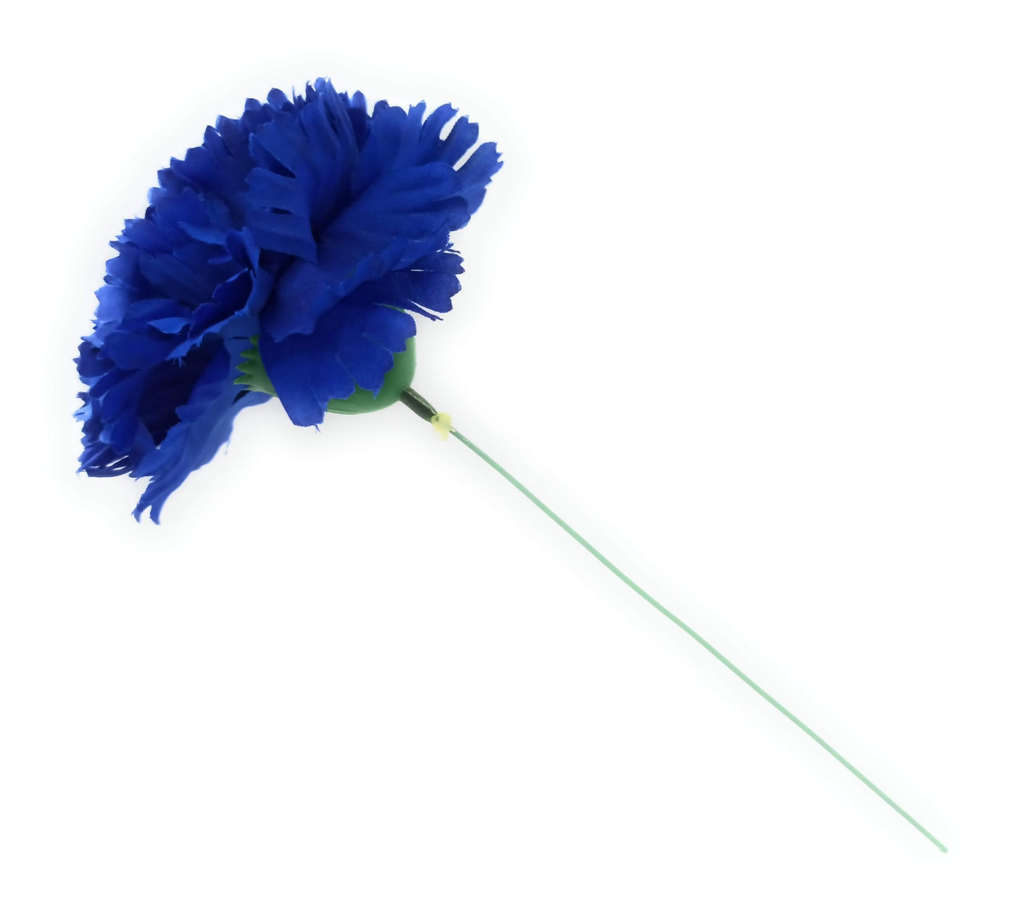 Clavel XL Flor Flamenca Grande Adorno Pelo Mujer · Azul Ø13cm