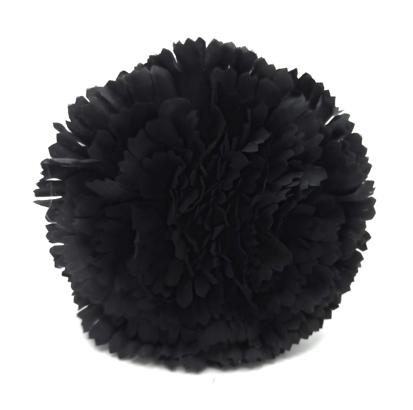 Clavel XL Flor Flamenca Grande Adorno Pelo Mujer · Negro Ø13cm