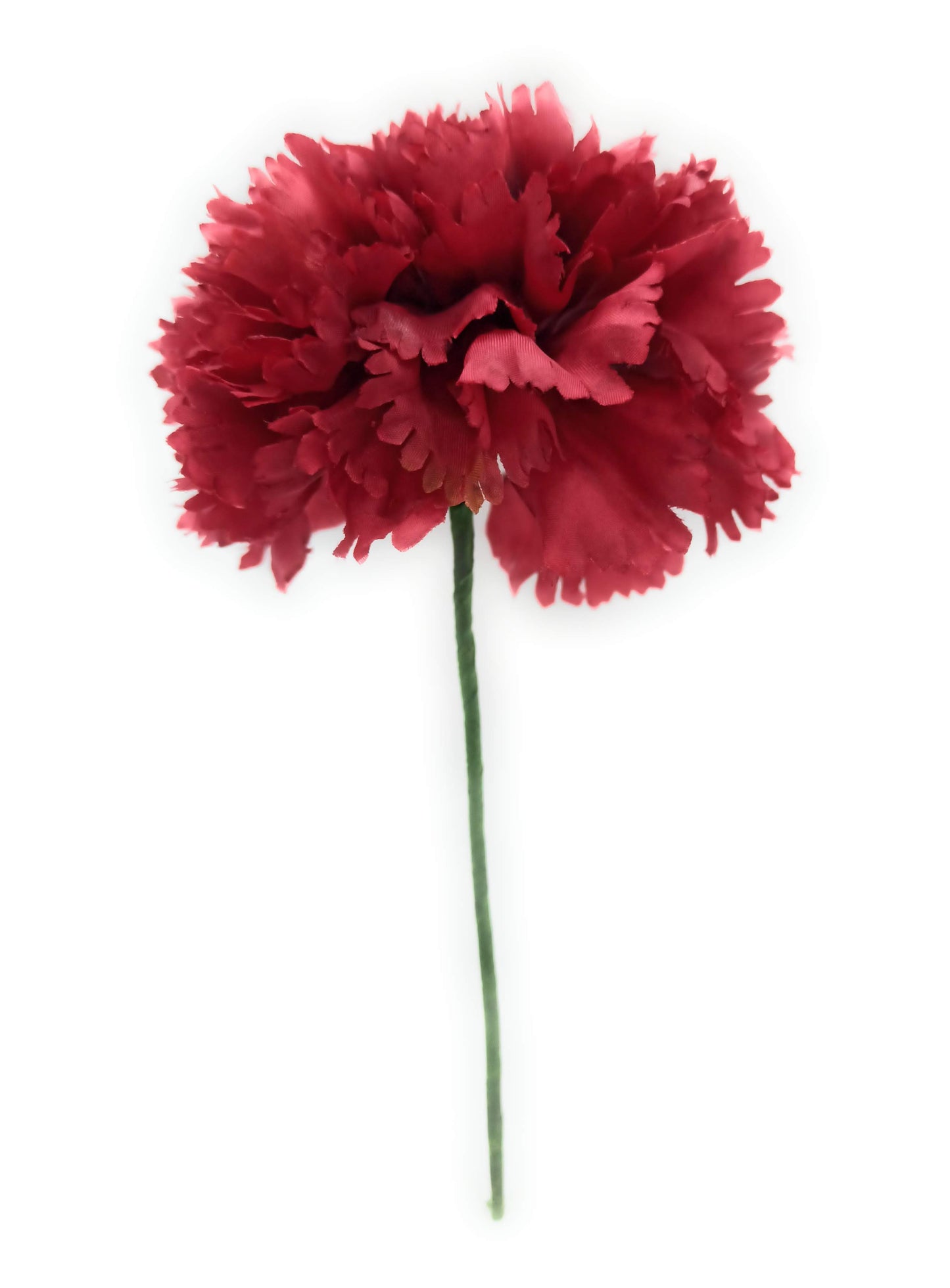 Clavel XL Flor Flamenca Grande Adorno Pelo Mujer · Burdeos Ø13cm