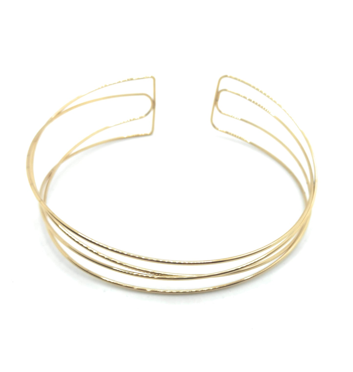 Choker Dorado Cuatriple · 4 Aros Oro (última unidad!)