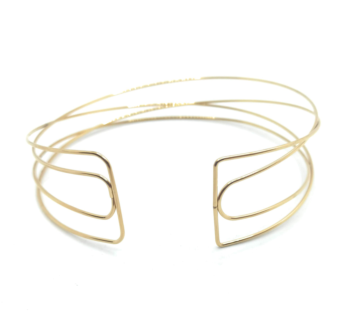 Choker Dorado Cuatriple · 4 Aros Oro (última unidad!)