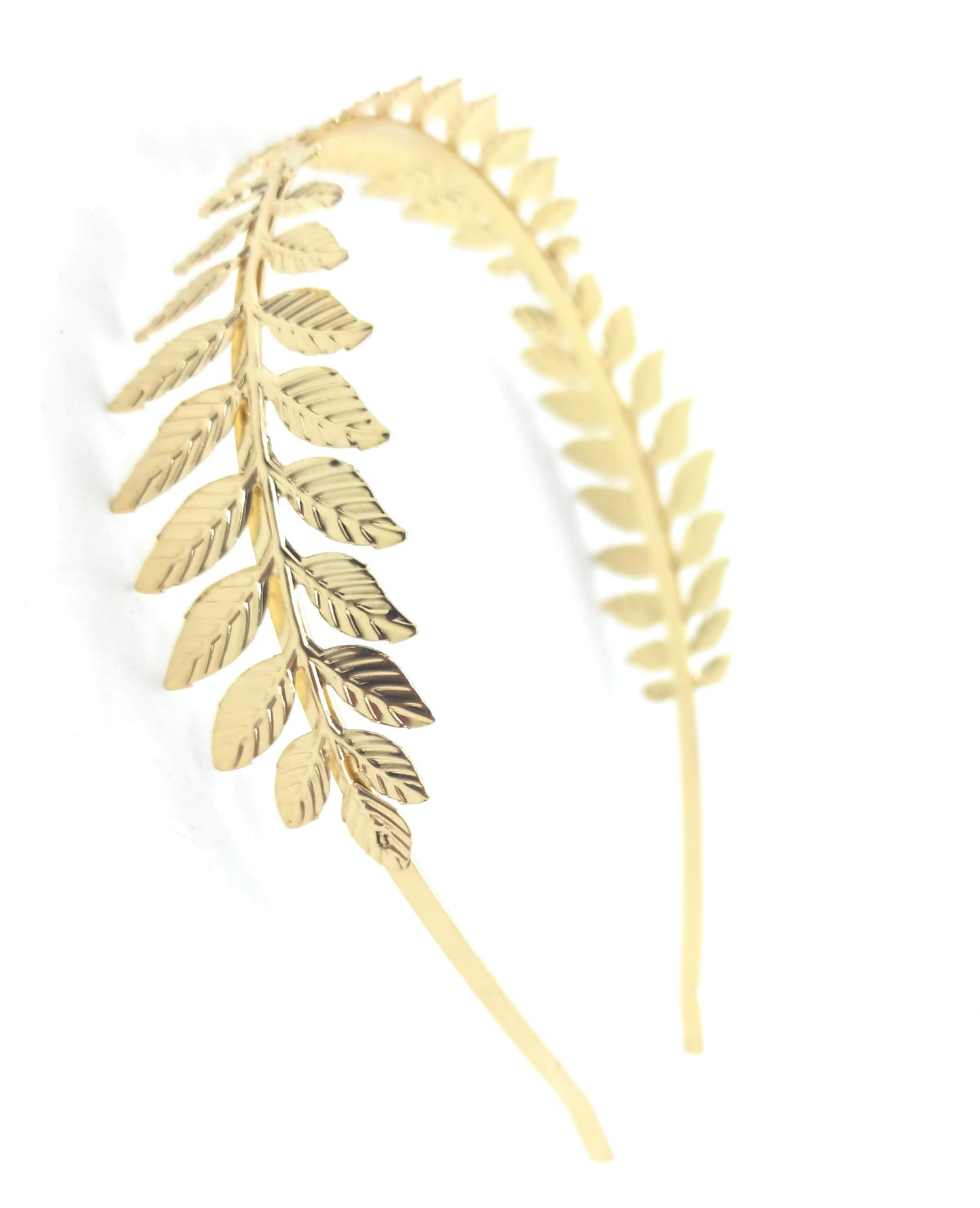 Diadema de Pelo Dorada · Hojas Oro