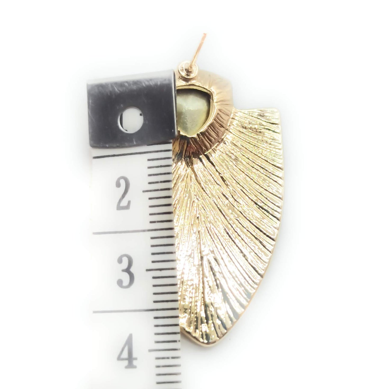 Pendientes Largos Dorados · Rayos Amarillo