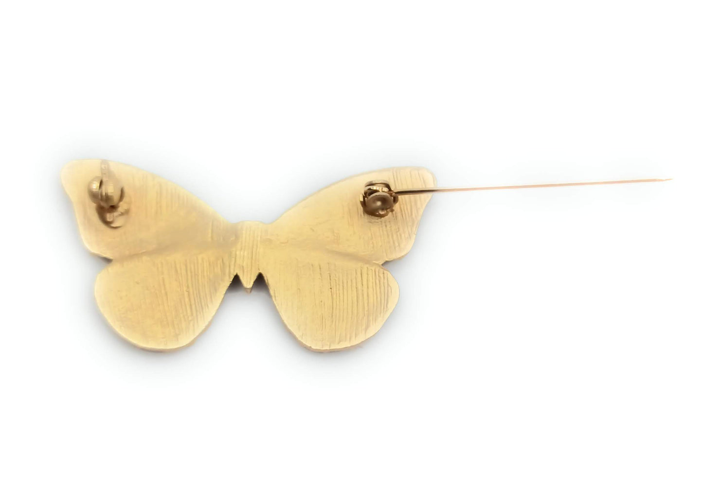 Broche Dorado Mediano · Mariposa Oro Mate (Talla M)