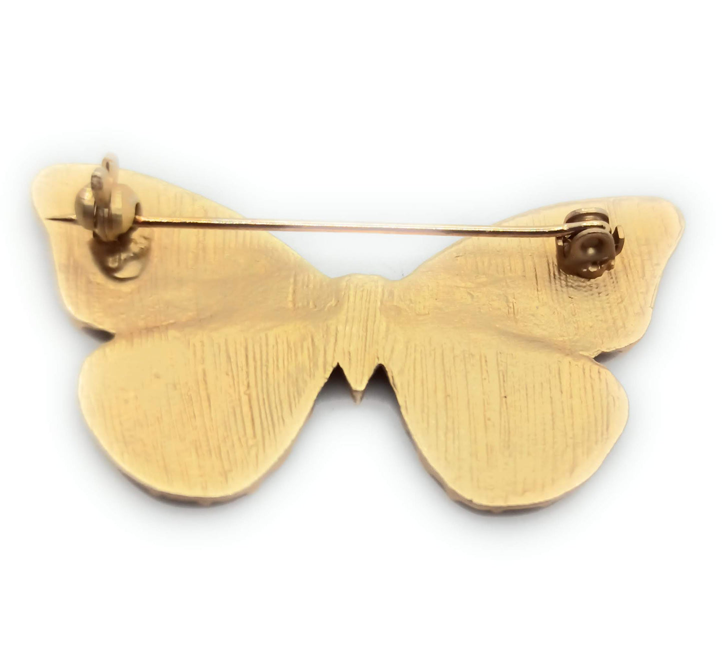 Broche Dorado Mediano · Mariposa Oro Mate (Talla M)