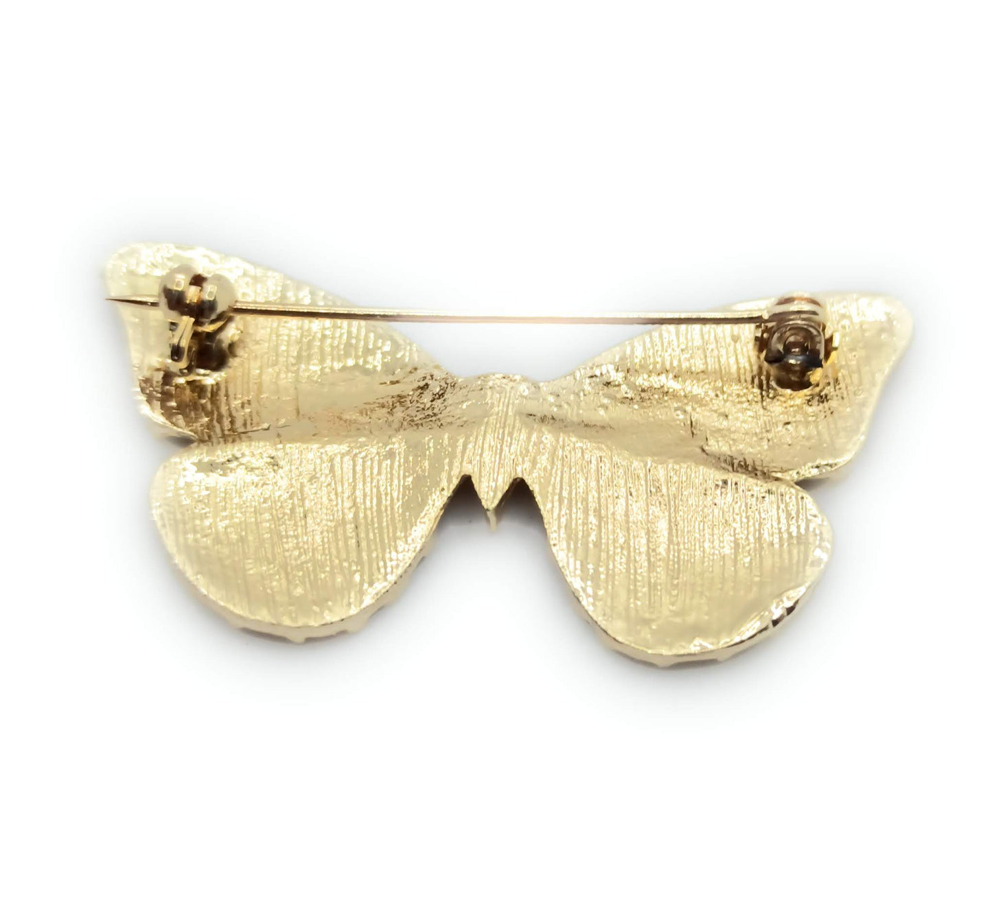 Broche Dorado Mediano · Mariposa Oro Brillo (Talla M)