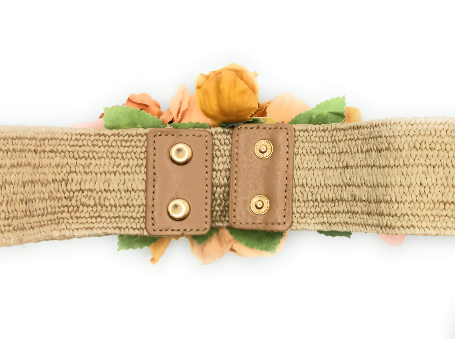 Cinturón de Flores · Rafia Multi Ámbar (última unidad!)