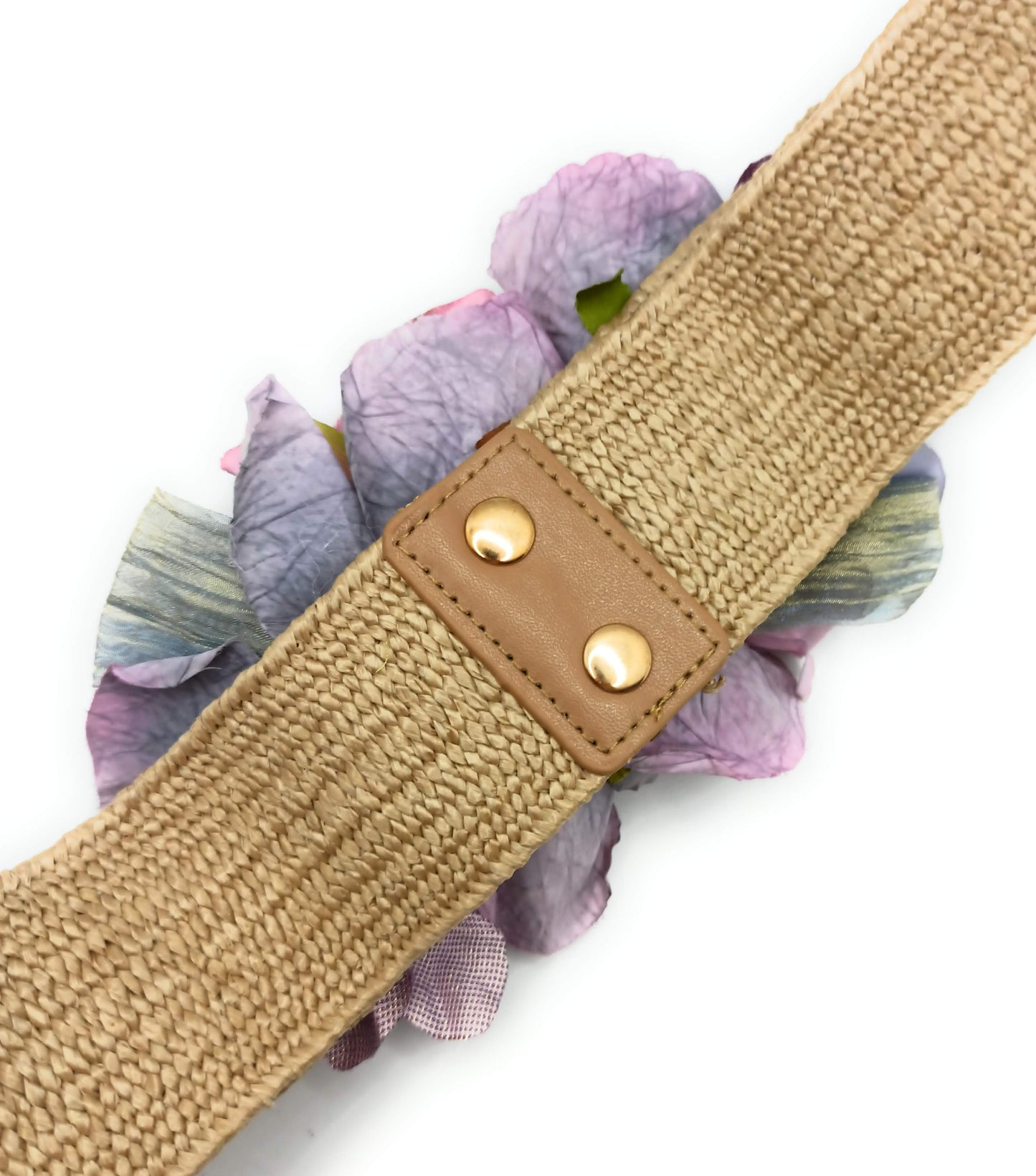 Cinturón de Flores · Rafia Lila Morado (última unidad!)