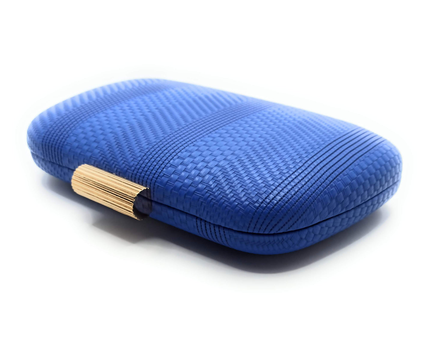 Cartera De Mano Bolso Fiesta · Trenzado Azul