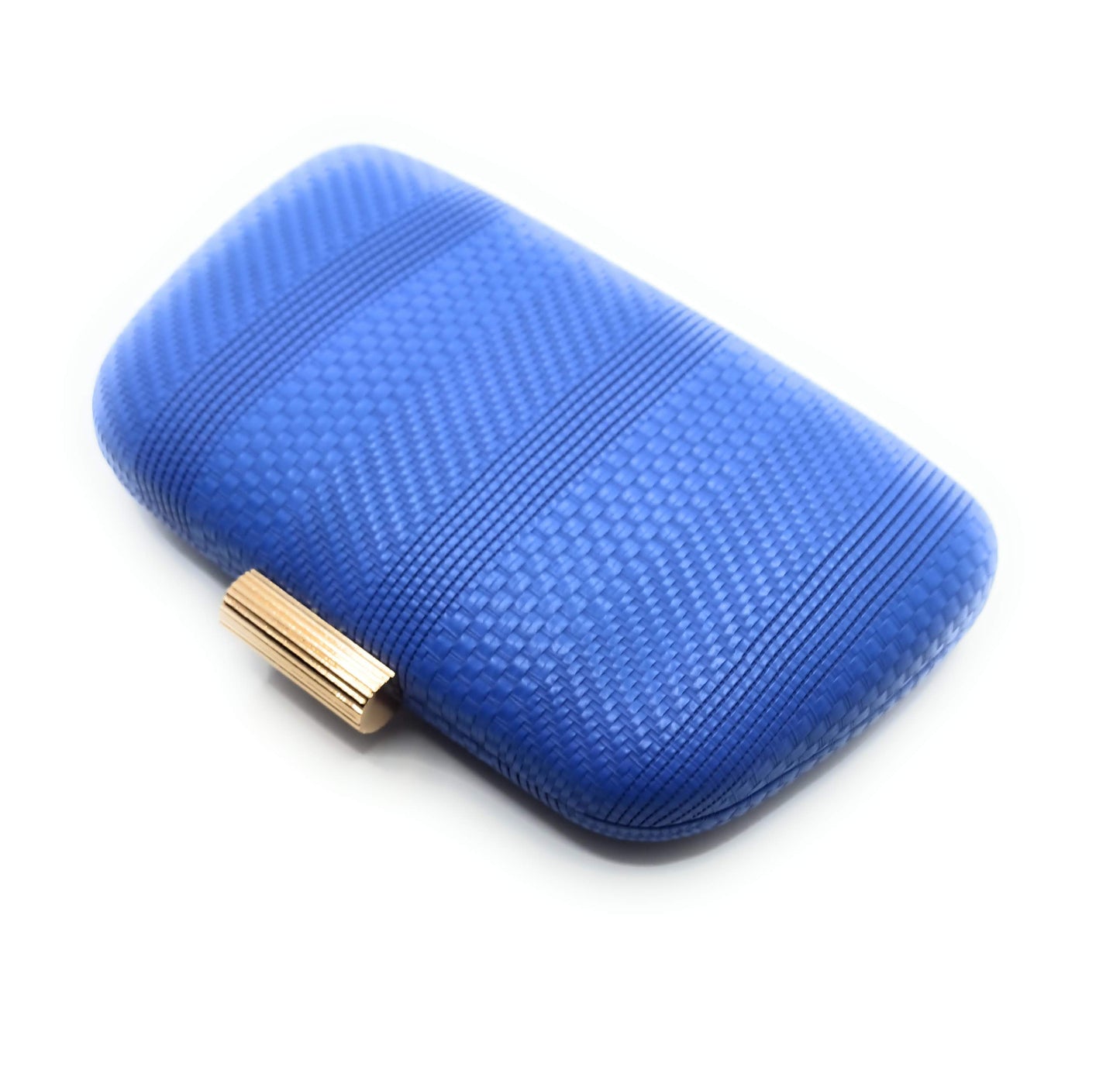Cartera De Mano Bolso Fiesta · Trenzado Azul