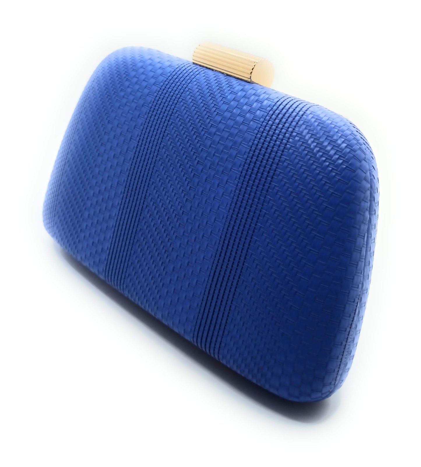 Cartera De Mano Bolso Fiesta · Trenzado Azul