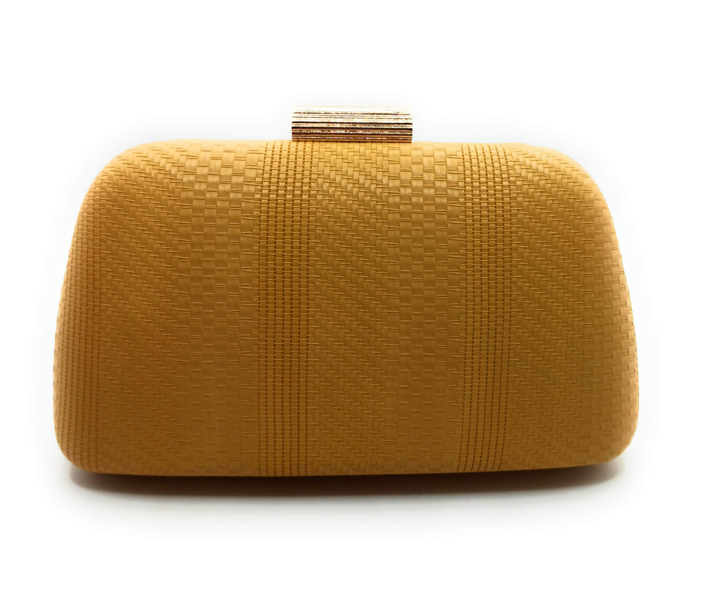 Cartera De Mano Bolso Fiesta · Trenzado Mostaza (última unidad!)