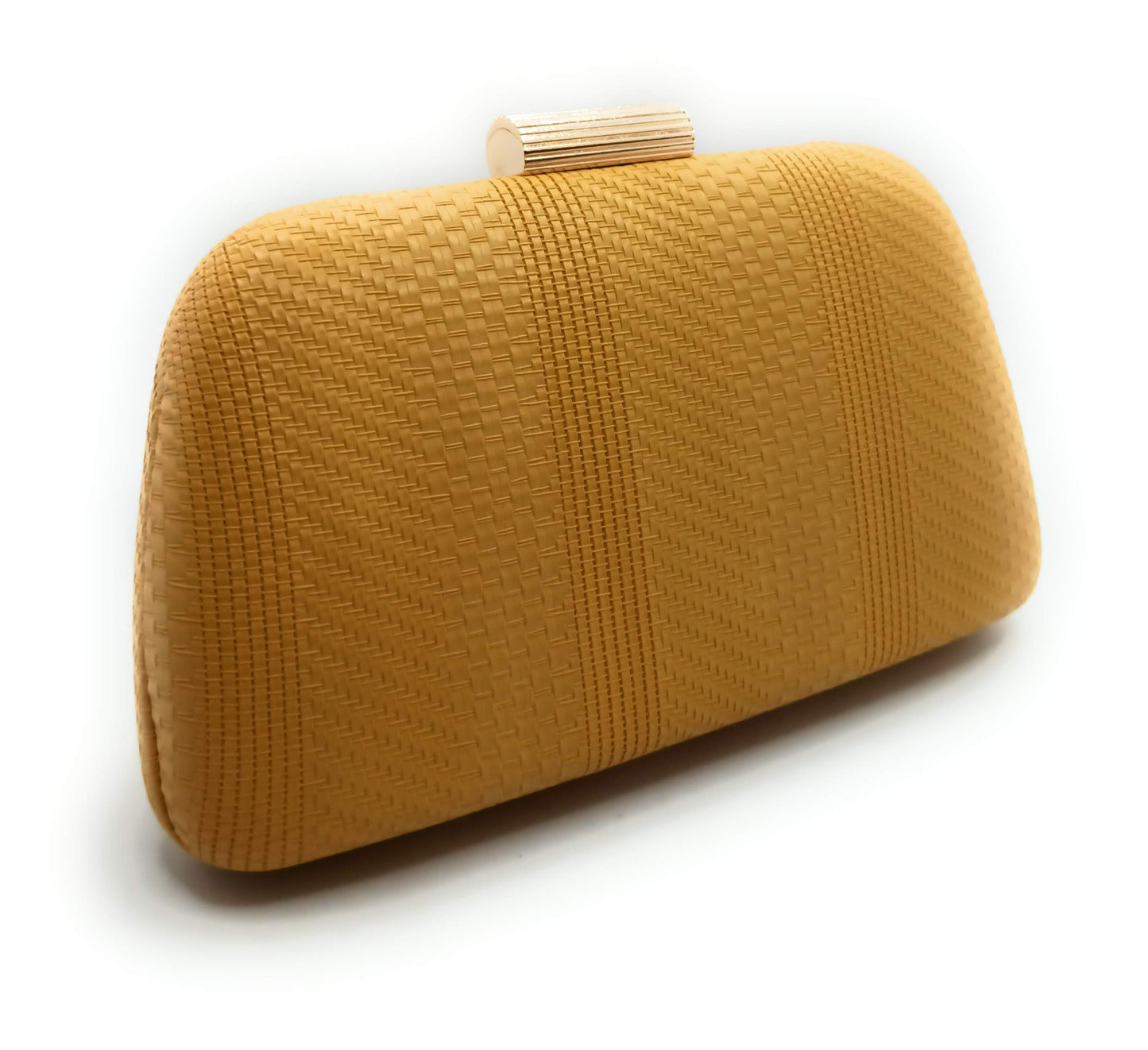 Cartera De Mano Bolso Fiesta · Trenzado Mostaza (última unidad!)