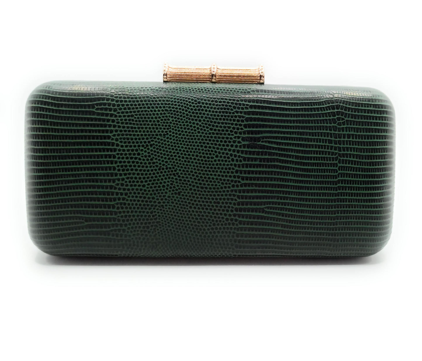 Cartera De Mano Bolso Fiesta Alargado · Bambú Verde
