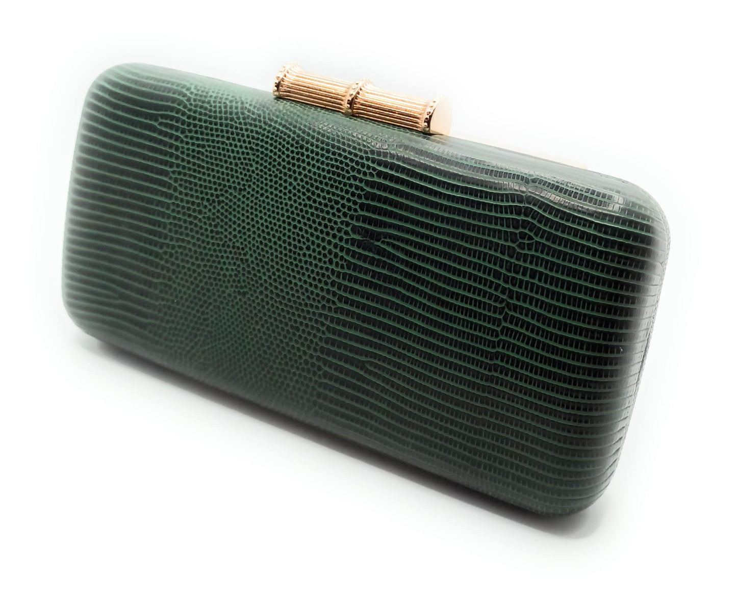 Cartera De Mano Bolso Fiesta Alargado · Bambú Verde