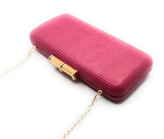 Cartera De Mano Bolso Fiesta Alargado · Bambú Buganvilla