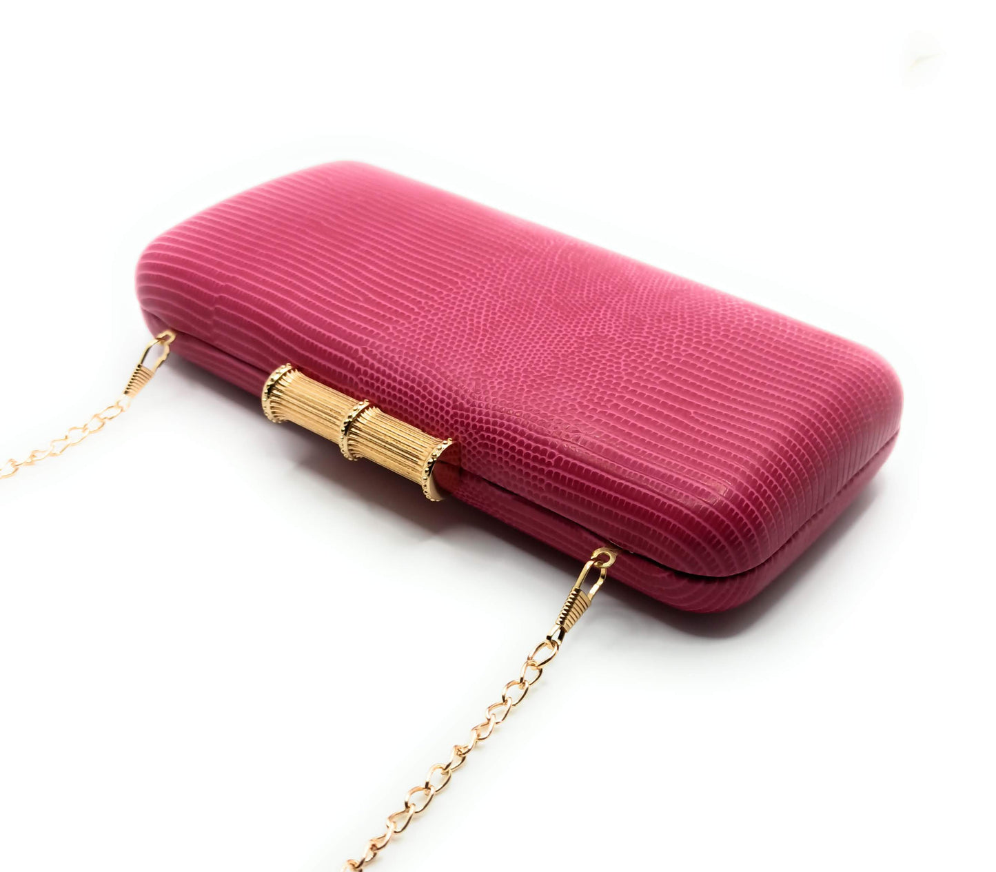 Cartera De Mano Bolso Fiesta Alargado · Bambú Buganvilla