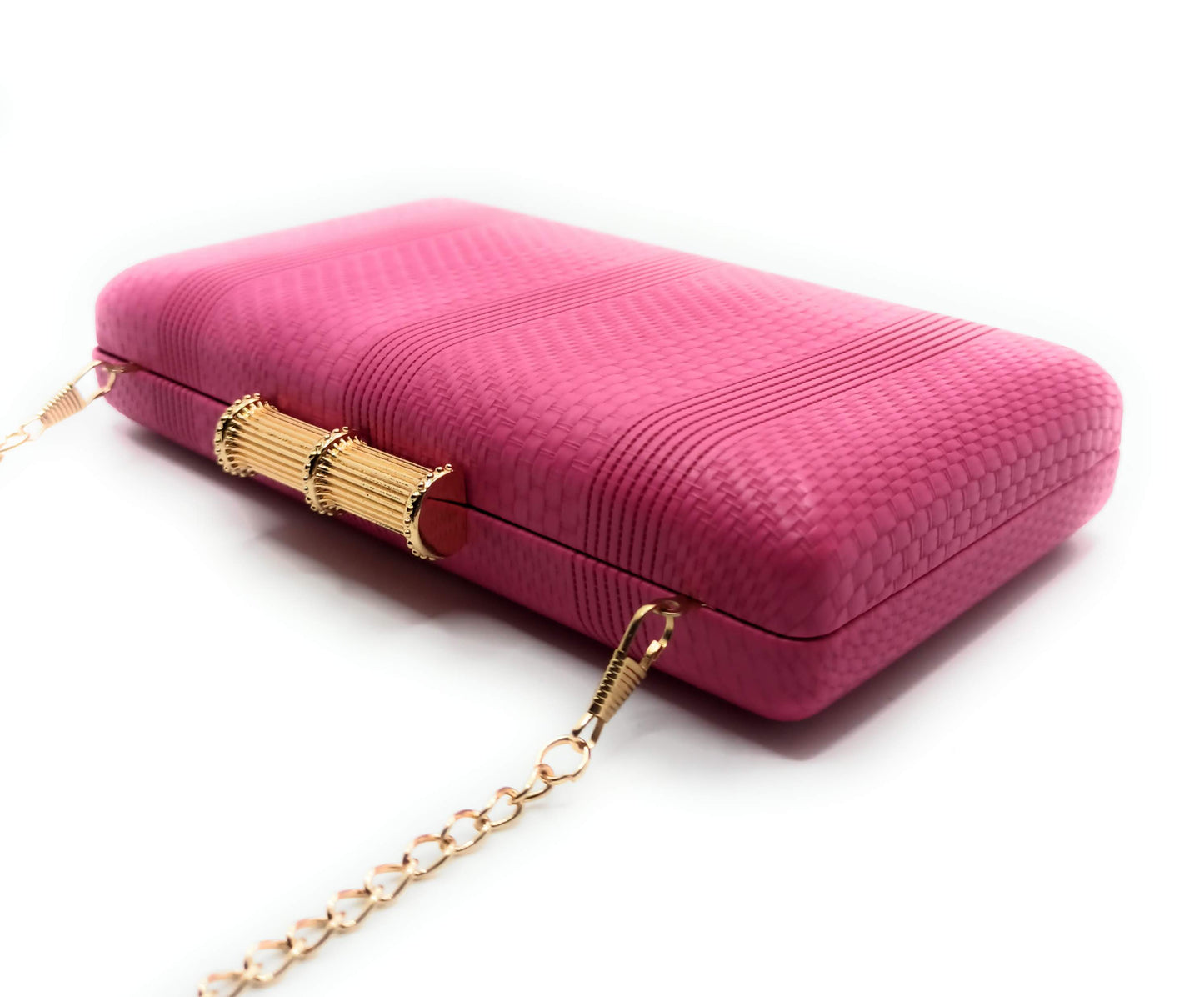 Cartera De Mano Bolso Fiesta · Bambú Fucsia