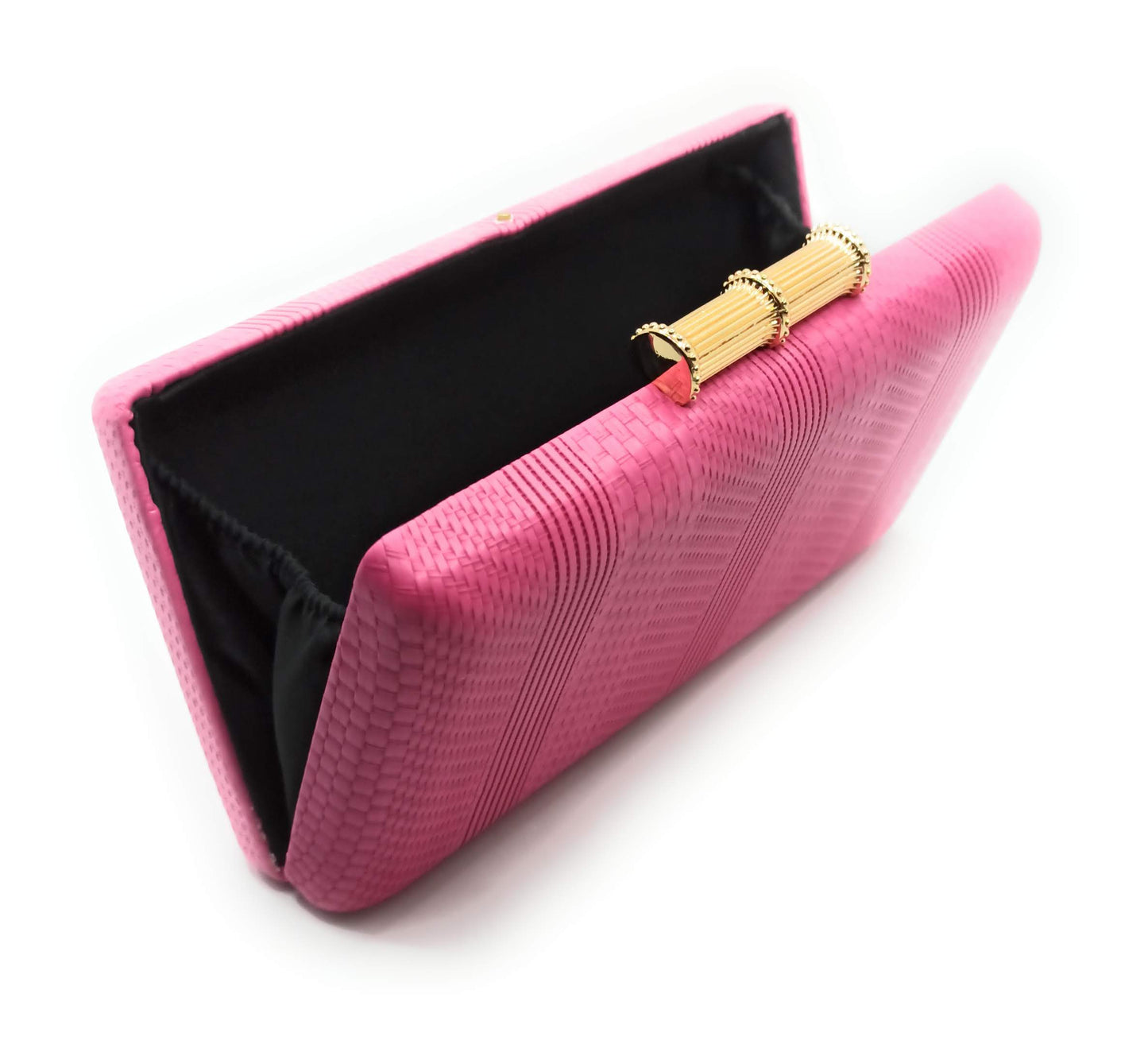 Cartera De Mano Bolso Fiesta · Bambú Fucsia