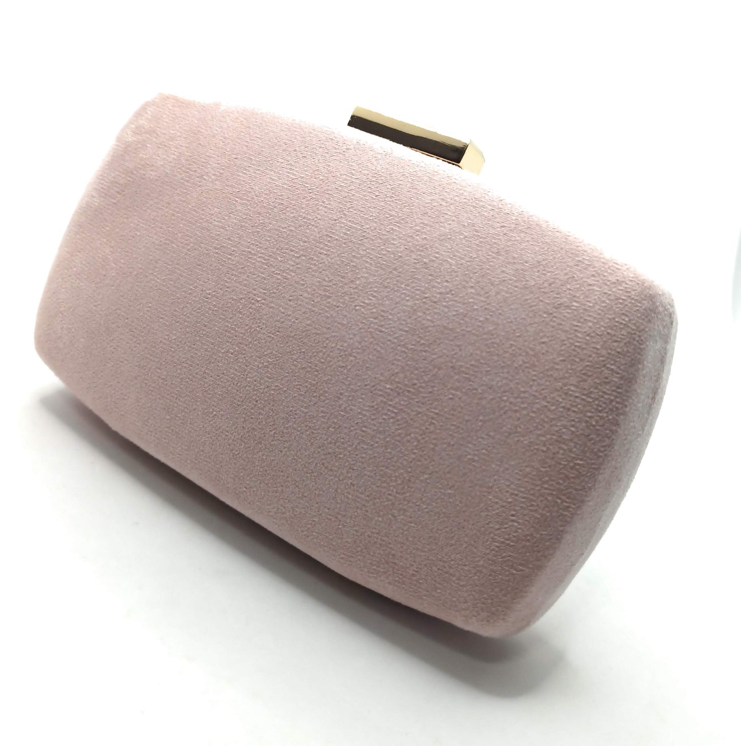 Cartera De Mano Bolso Fiesta · Ante Ovalado Nude (última unidad!)