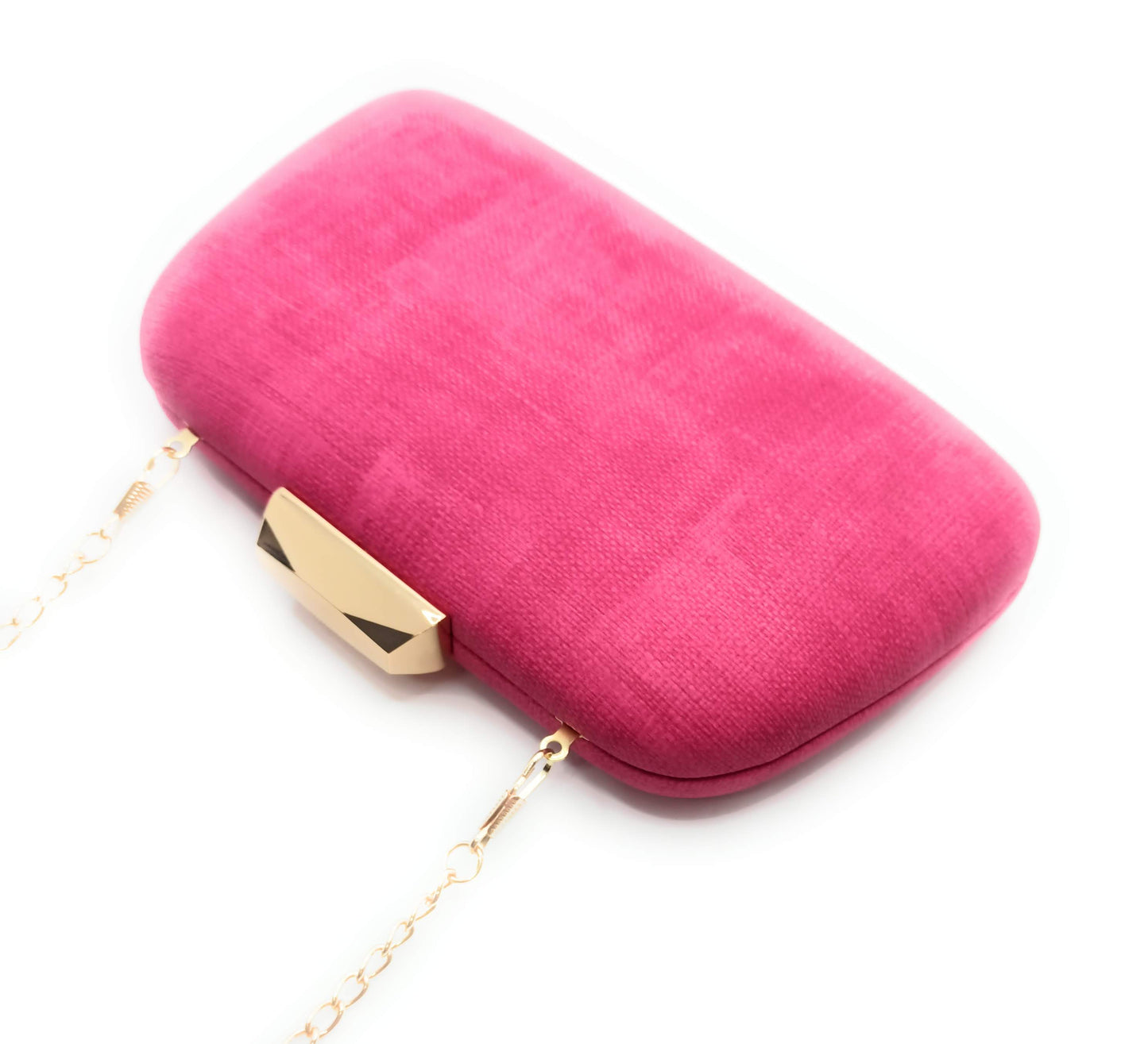 Cartera De Mano Bolso Fiesta · Tweed Fucsia (última unidad!)