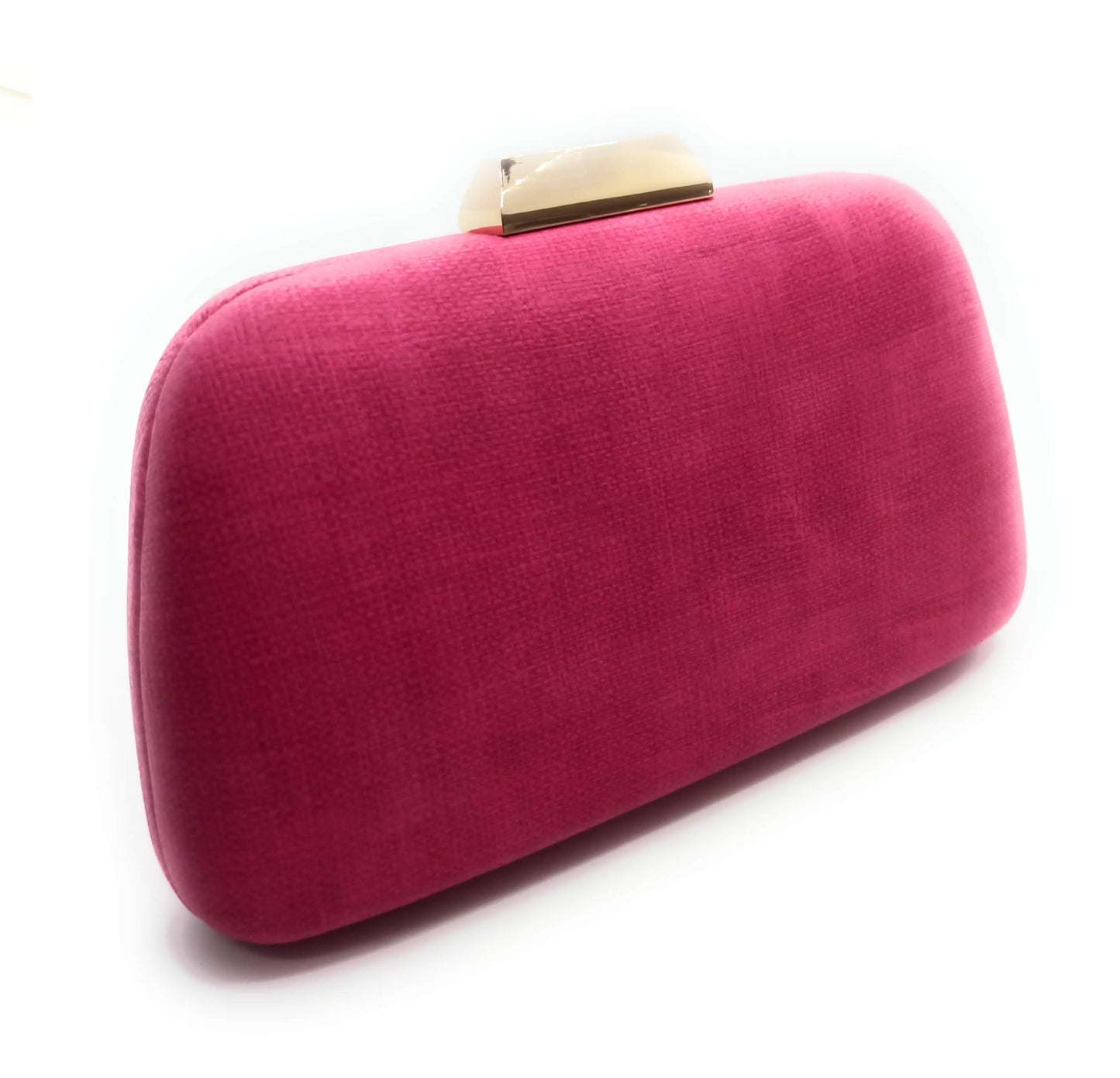 Cartera De Mano Bolso Fiesta · Tweed Fucsia (última unidad!)