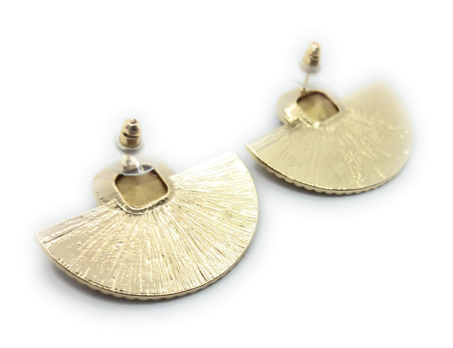 Pendientes Dorados con Cristal · Oro Sol Burdeos (últimas unidades!)