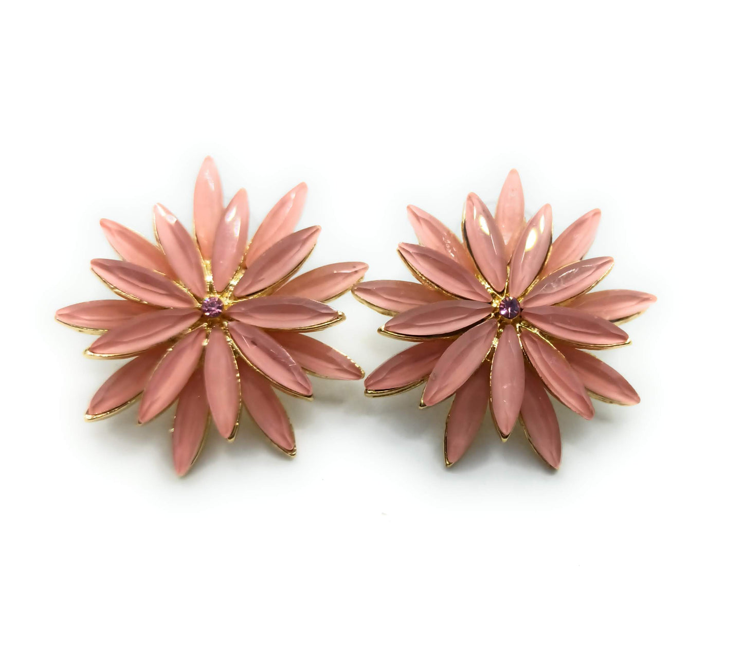 Pendientes Cristales Margarita · Nude, Oro