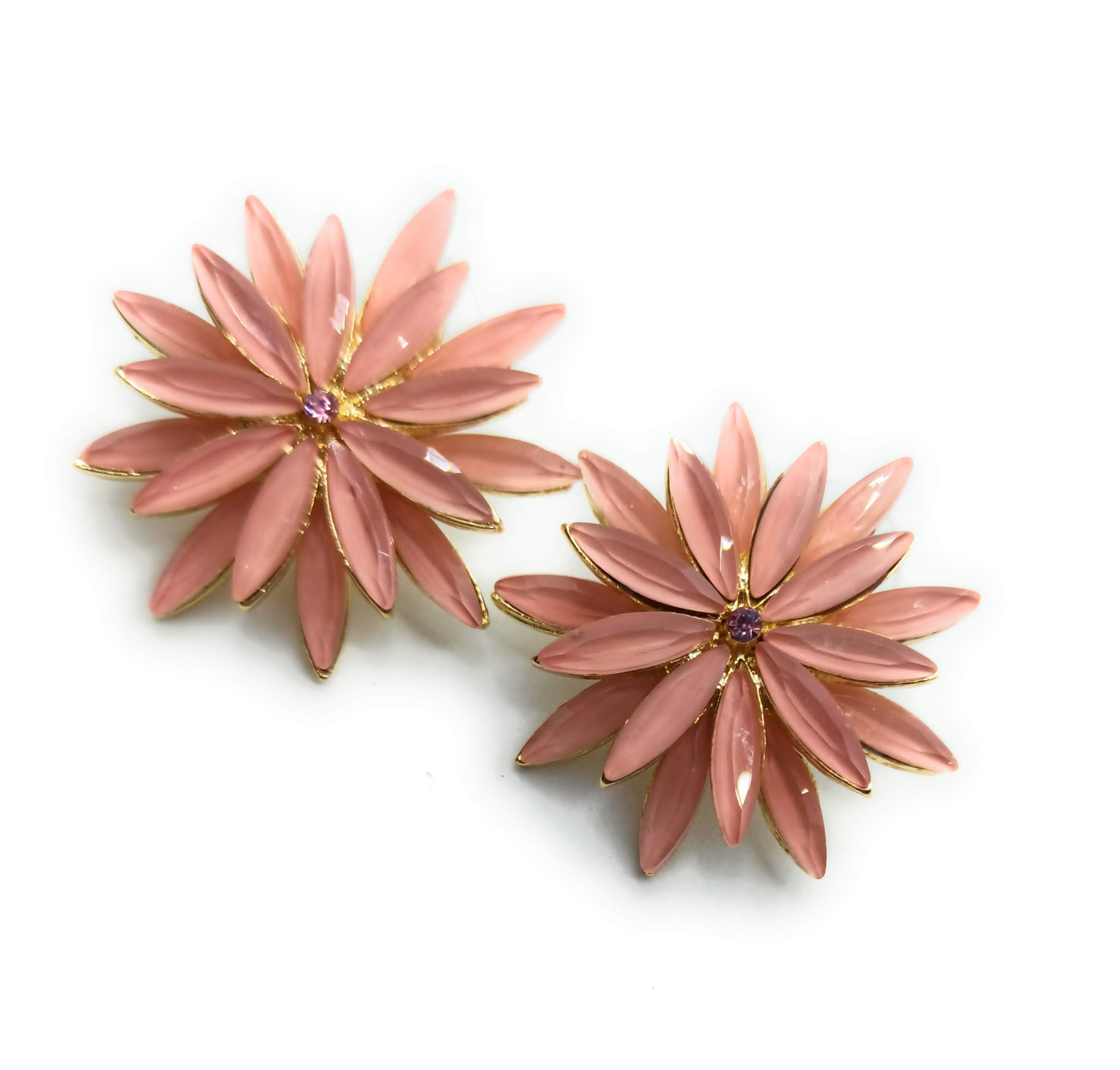 Pendientes Cristales Margarita · Nude, Oro