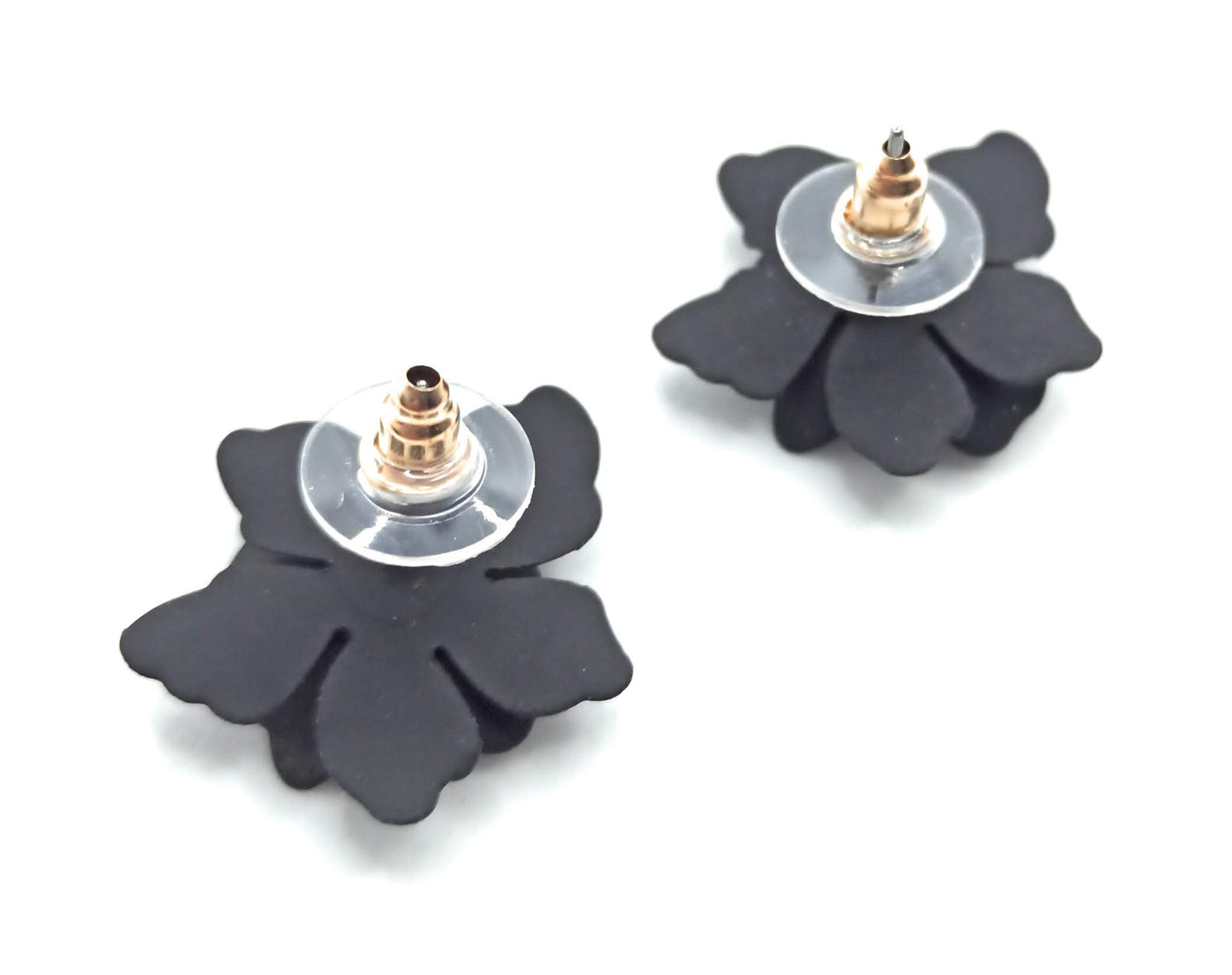 Pendientes Florecitas · Negro