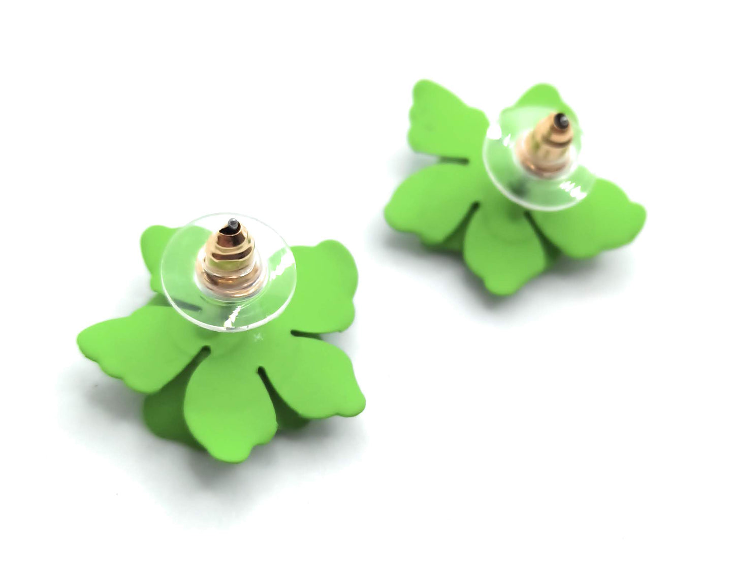 Pendientes Florecitas · Verde Claro