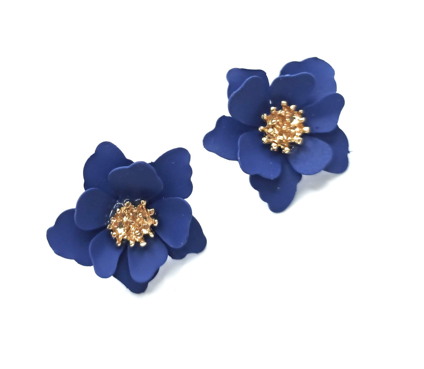 Pendientes Florecitas · Azul