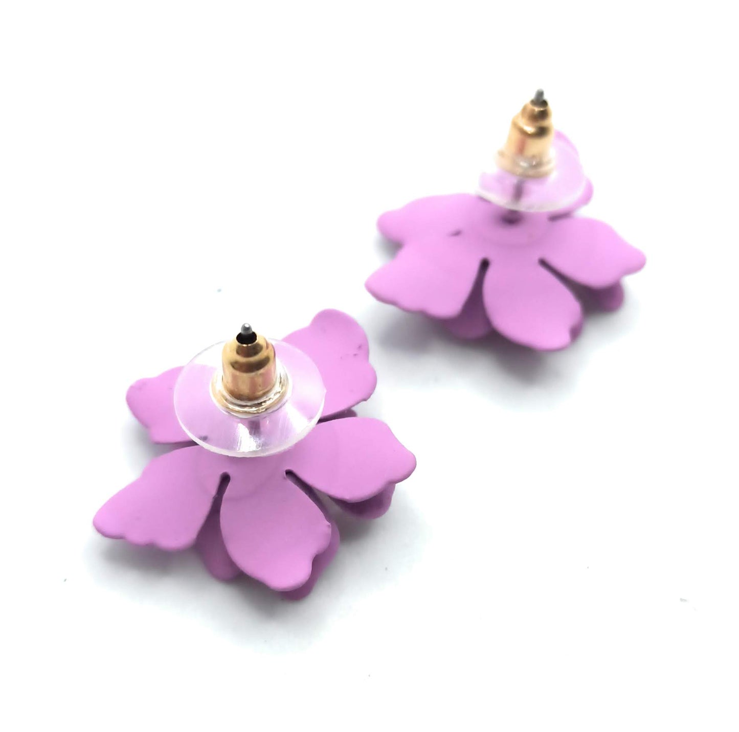 Pendientes Florecitas · Malva