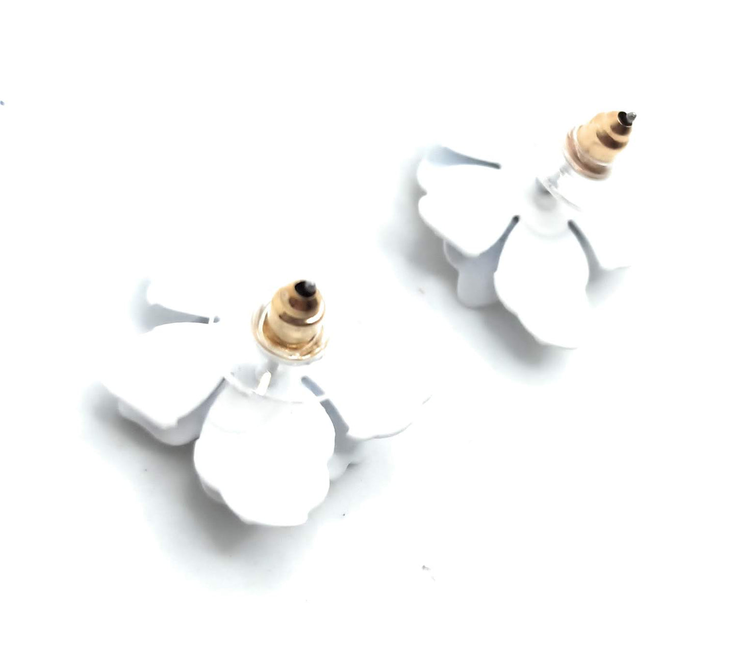 Pendientes Florecitas · Blanco