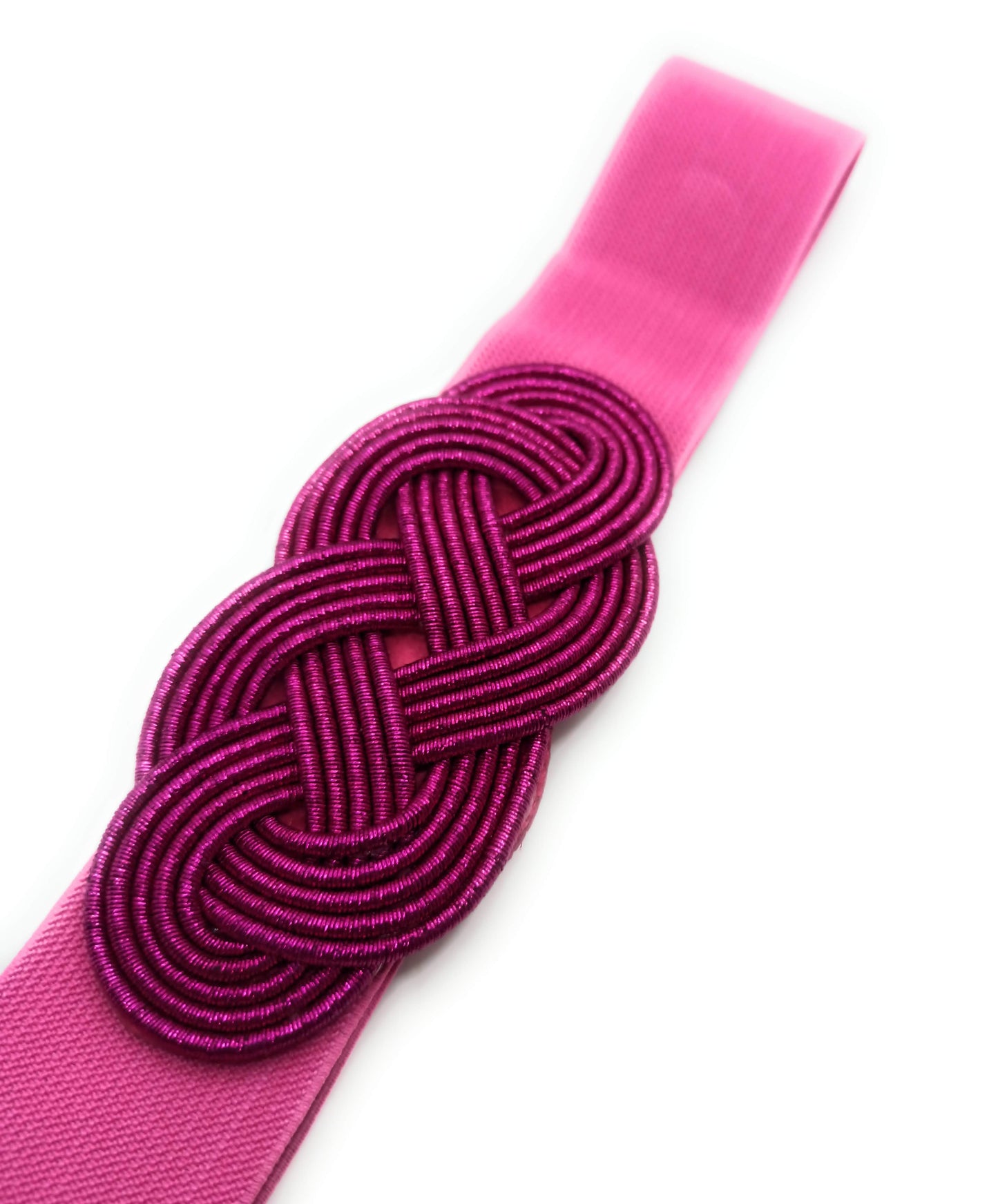 Cinturón Elástico Fiesta · Infinito Fucsia