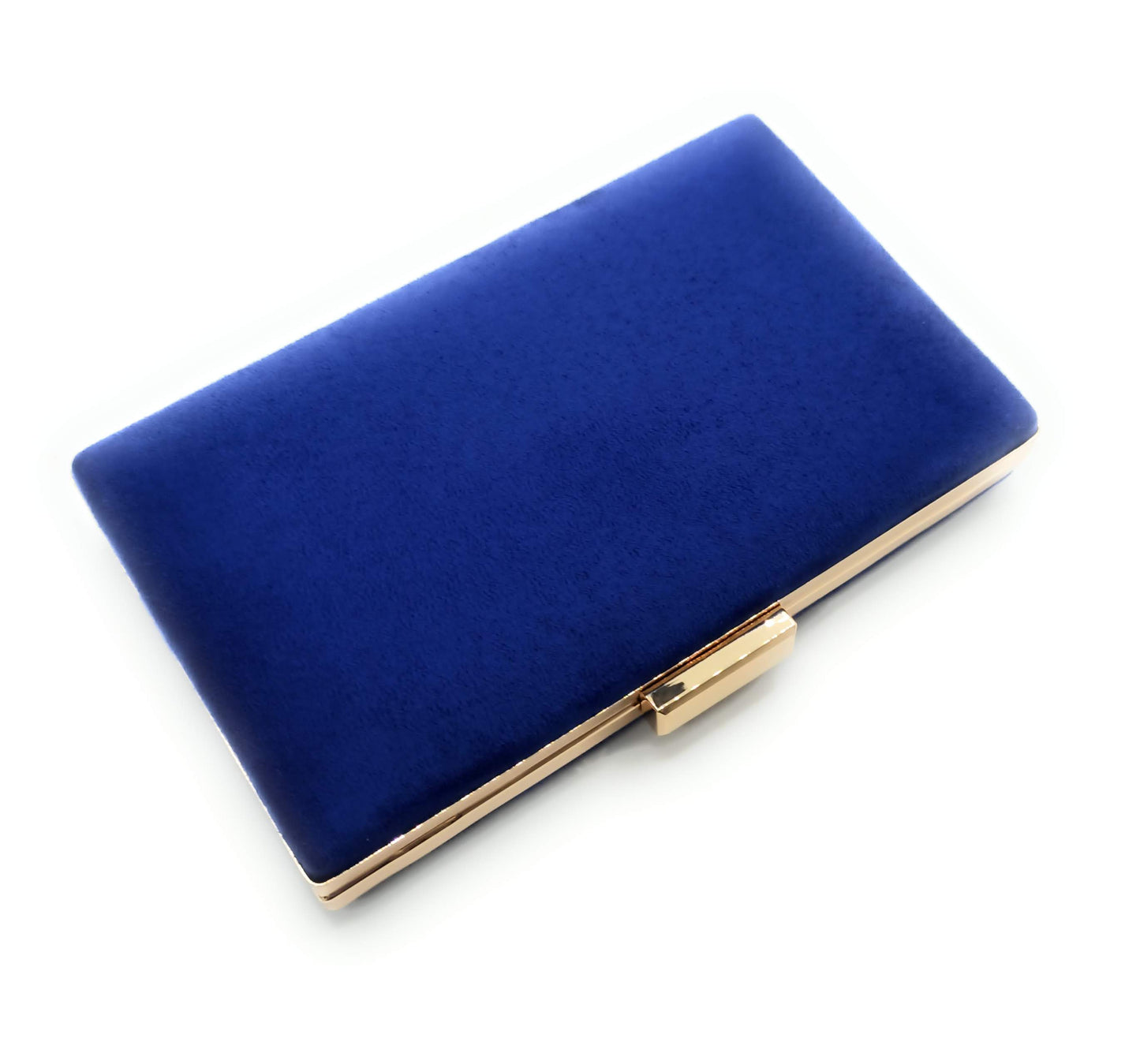 Cartera De Mano Bolso Fiesta Rectangular · Ante Marino Oro