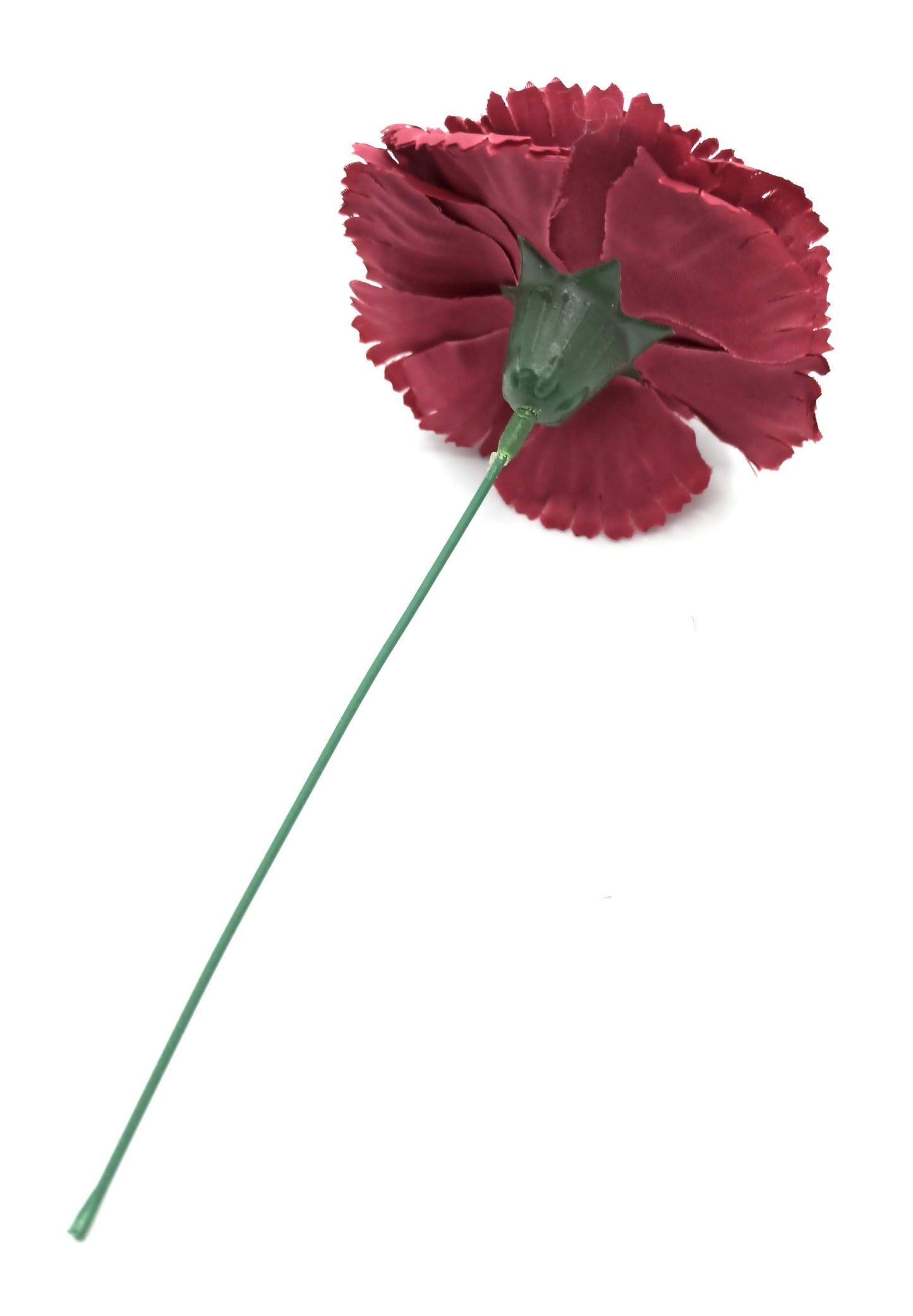 Clavel Flamenco Flor Pelo Ø9cm · Burdeos