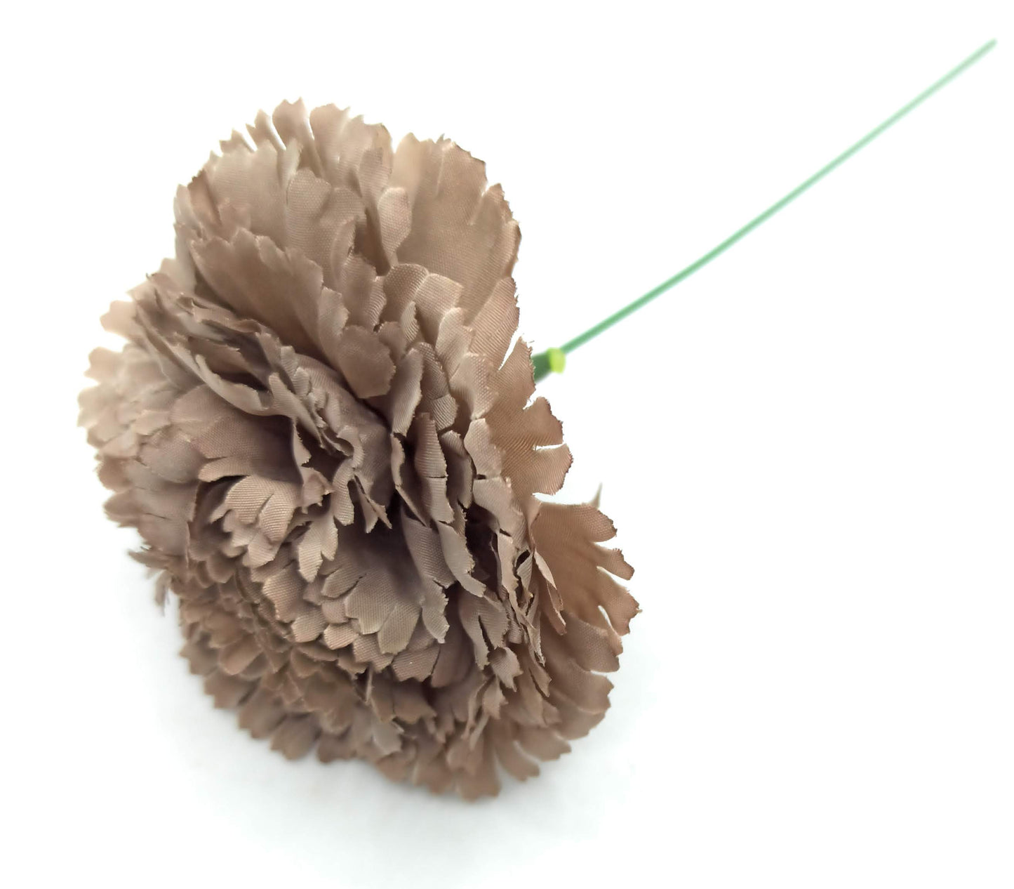 Clavel Flamenco Flor Pelo Ø9cm · Ceniza