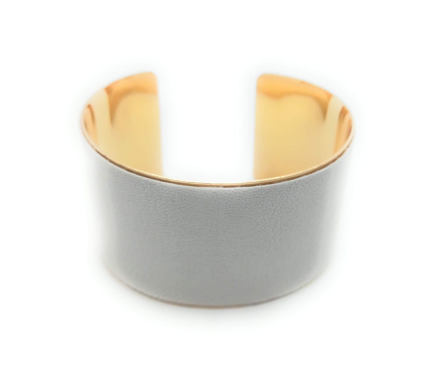 Brazalete Blanco Dorado