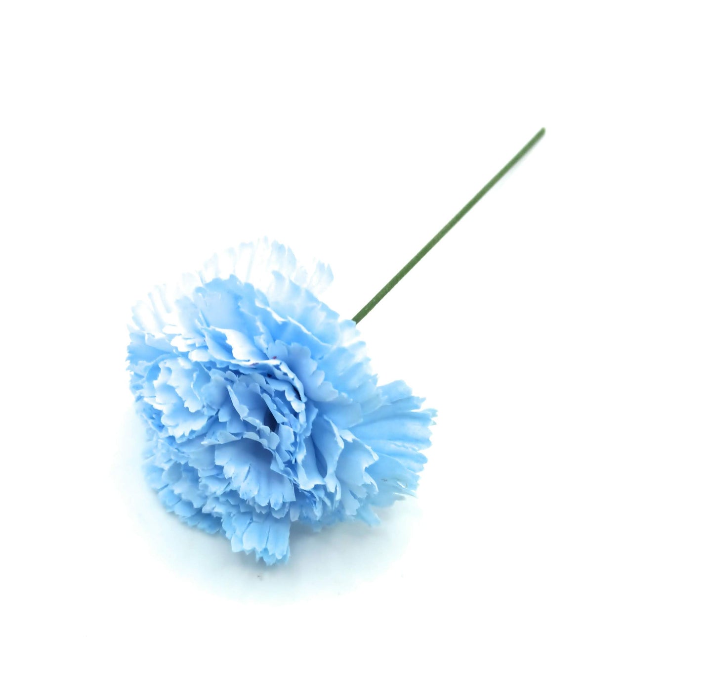 Clavel Flamenco Flor Pelo Ø9cm · Azul Cielo