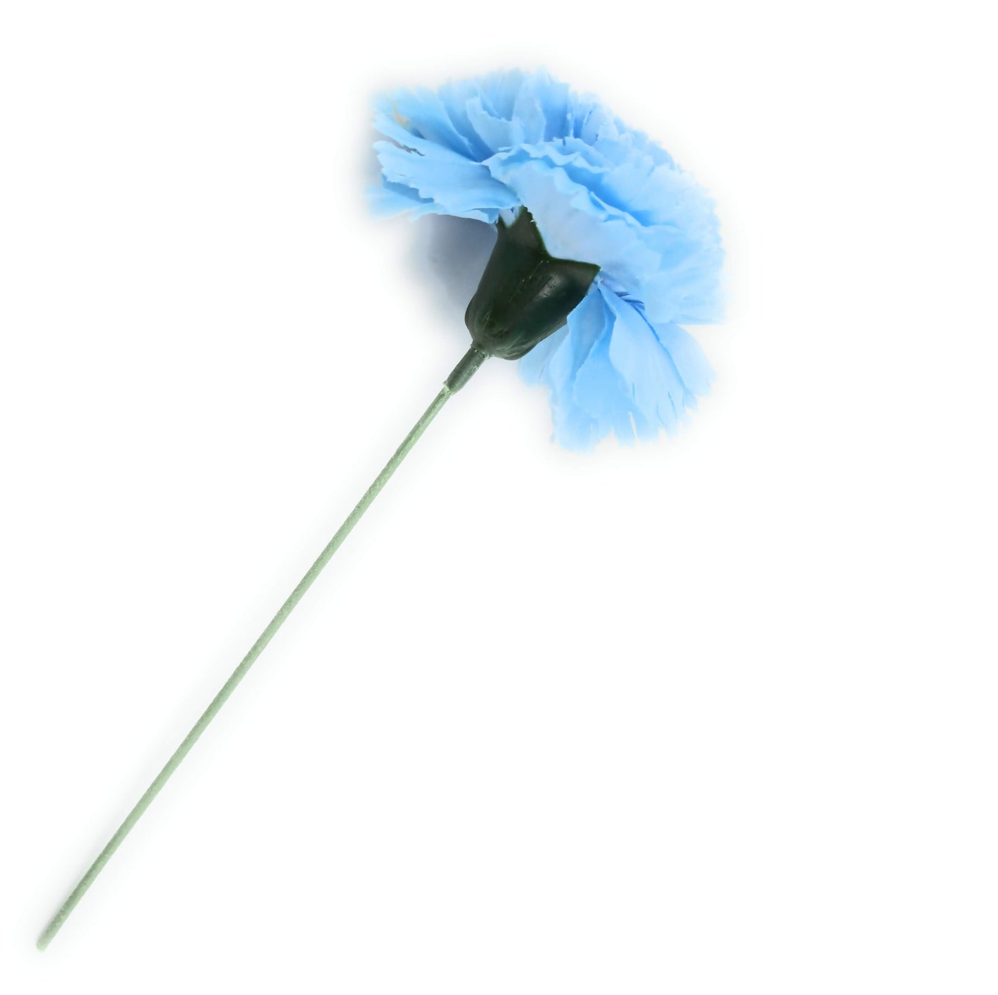 Clavel Flamenco Flor Pelo Ø9cm · Azul Cielo