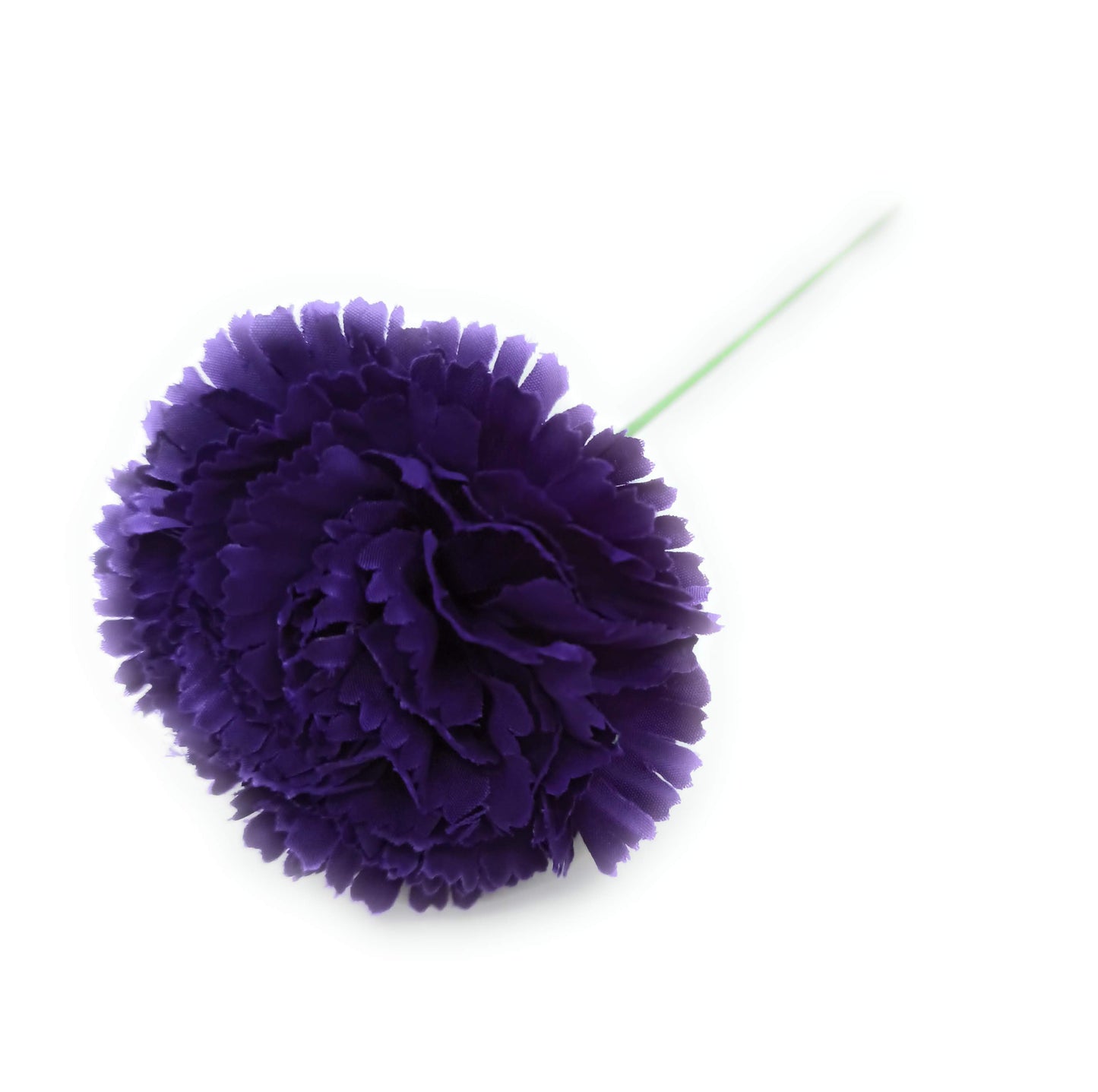 Clavel Flamenco Flor Pelo Ø9cm · Morado