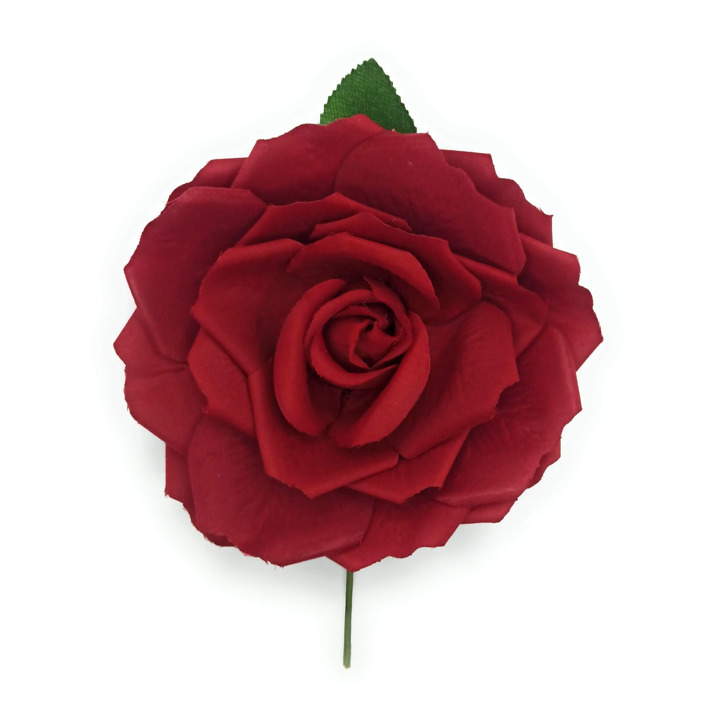 Flor Flamenca Pelo Grande Ø19cm · Burdeos
