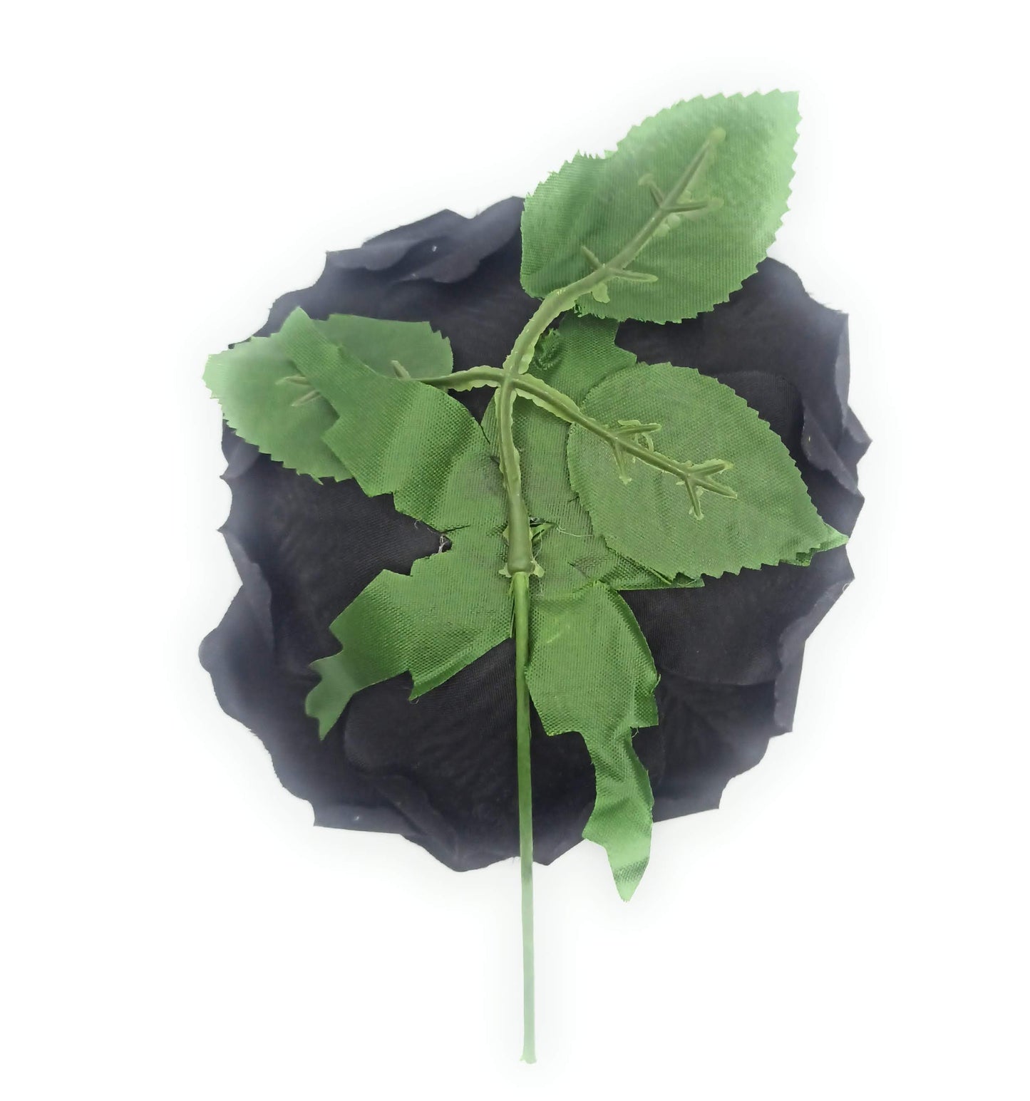 Flor Flamenca Pelo Grande Ø19cm · Negro