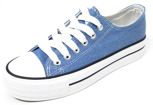 Zapatillas Bajas · Denim Plataforma (T.36 · T.38/39)
