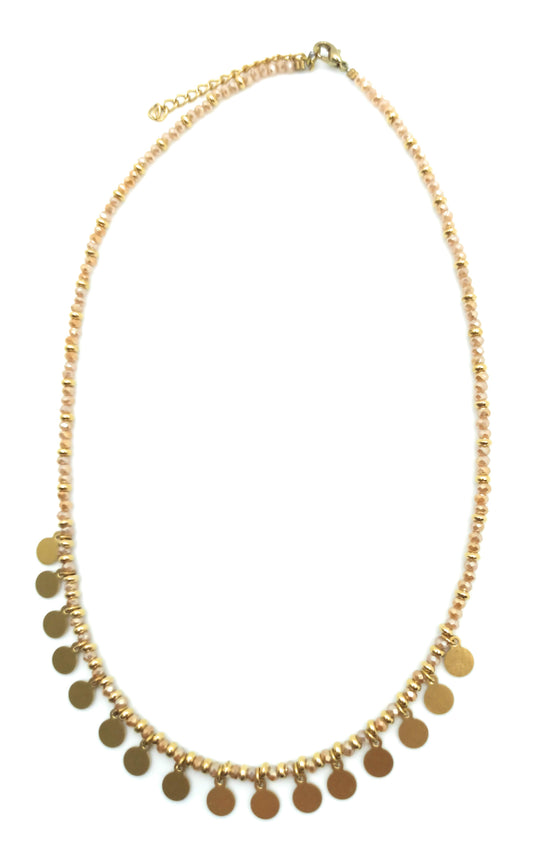 Gargantilla Chapitas · Dorado