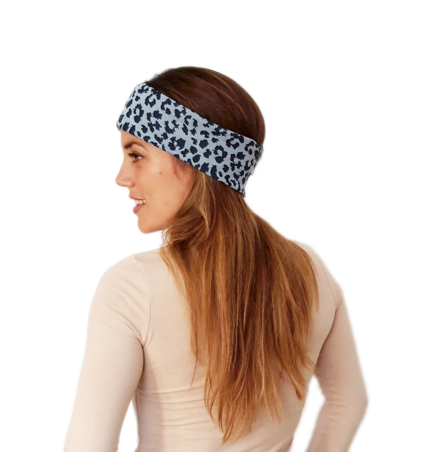 Cinta de Pelo Elástica · Leo Azul (Otoño-Invierno)