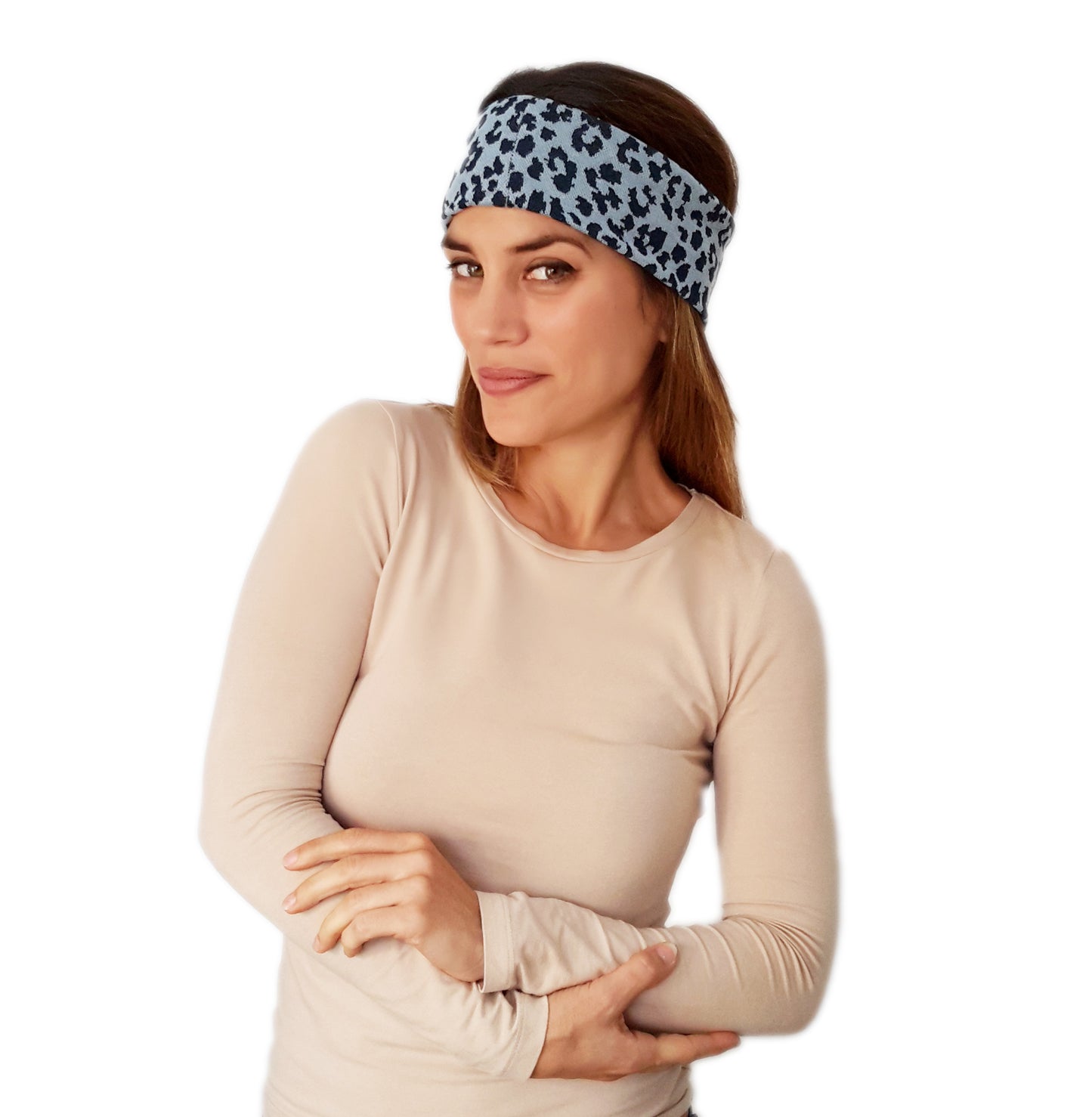 Cinta de Pelo Elástica · Leo Azul (Otoño-Invierno)