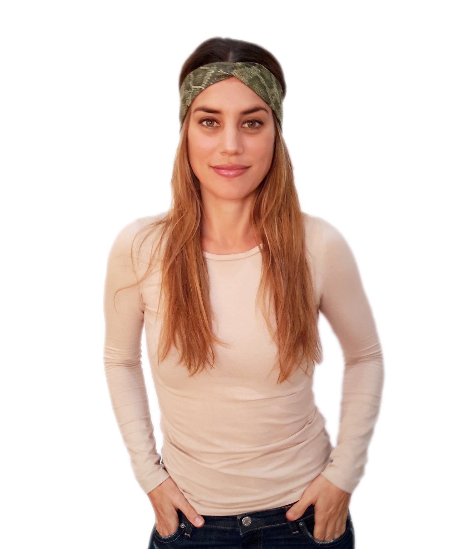 Cinta de Pelo Elástica con Nudo · Serpiente